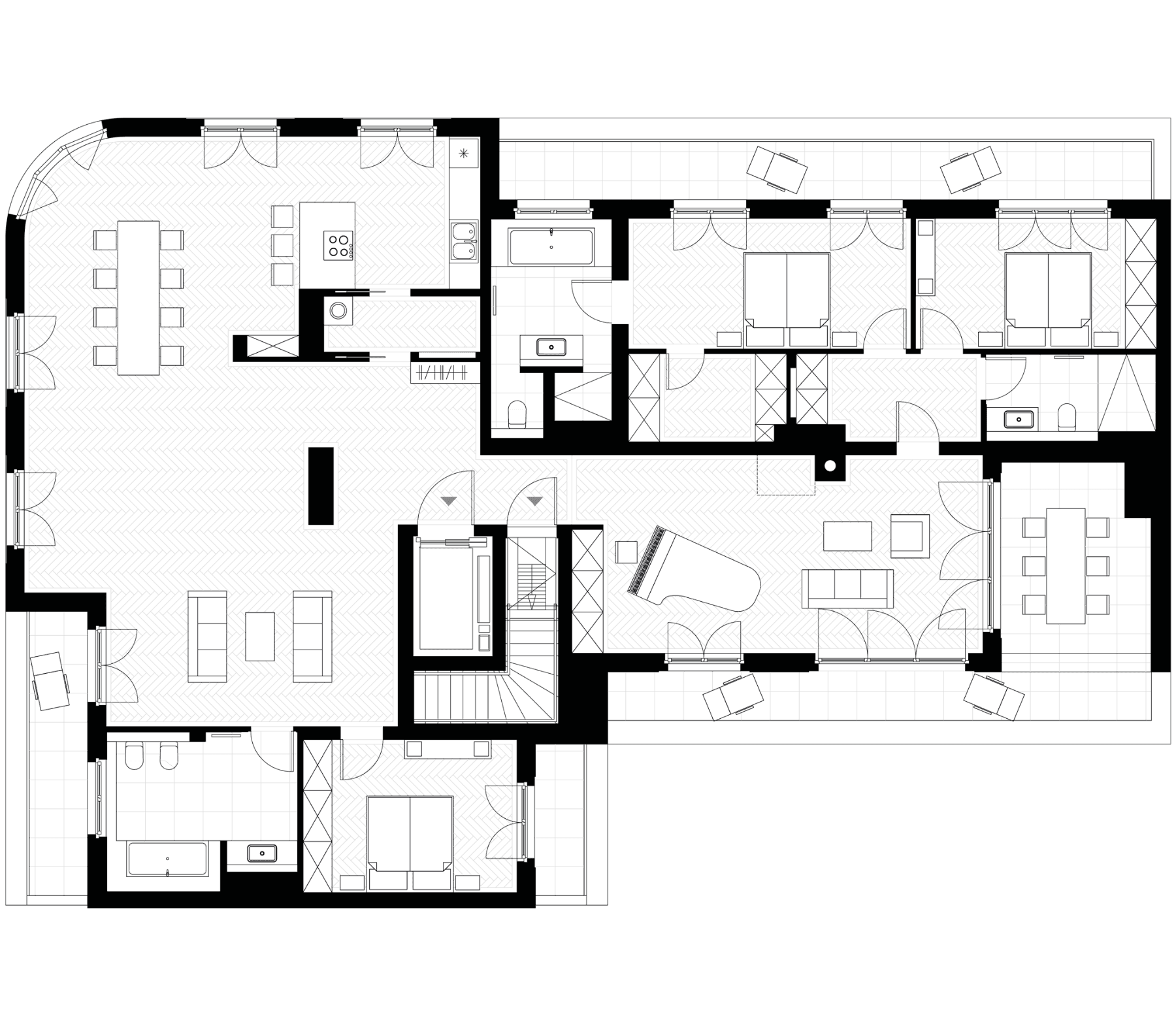 WIELAND & PESTALOZZI – Timeless Elegance in the Heart of Berlin-Charlottenburg - Grundriss 1