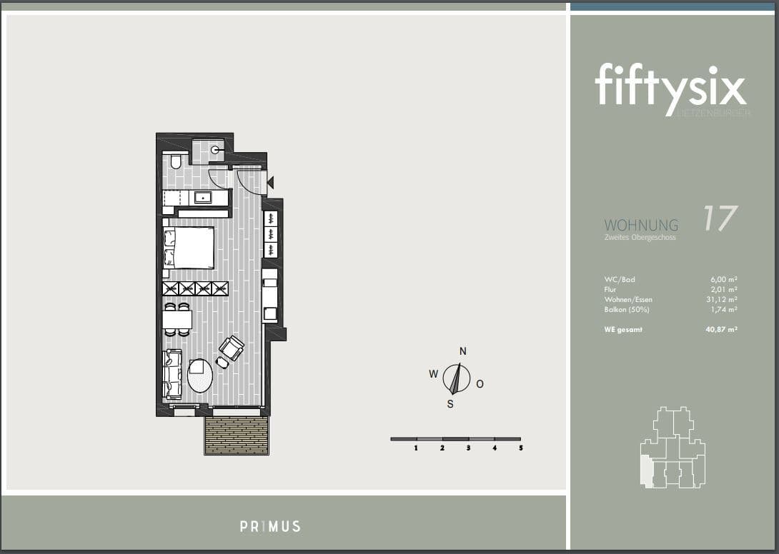 „Moderne City-Apartments in der Lietzenburger Straße – Kapitalanlage im Herzen von Berlin-West“ - Floor Plan 1
