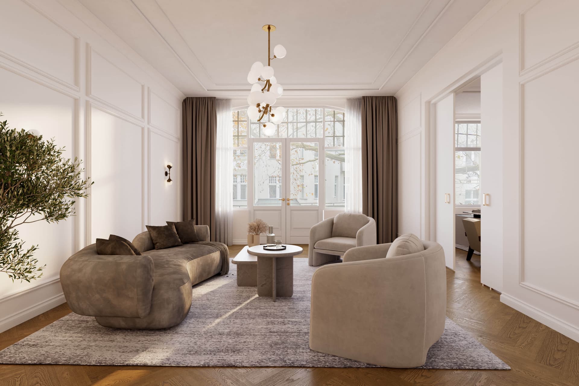 Representative Altbau Apartment with 8 rooms in Berlin Charlottenburg - Thumbnail 4