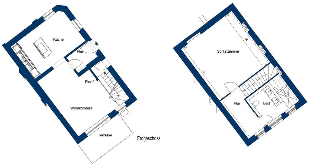 Modern & Elegant Townhouse with Private Garden & Open Bulthaup Kitchen - 户型图 1