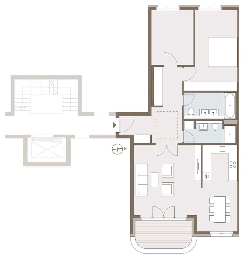 High West Berlin – Designer Residences with Panoramic Views in Berlin City West - Floor Plan 1