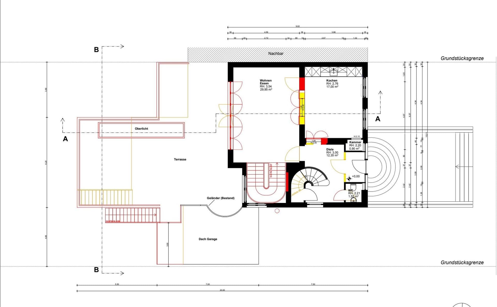 Luxury Villa in Berlin West End with Suite,Terraces and Lounge - 户型图 1