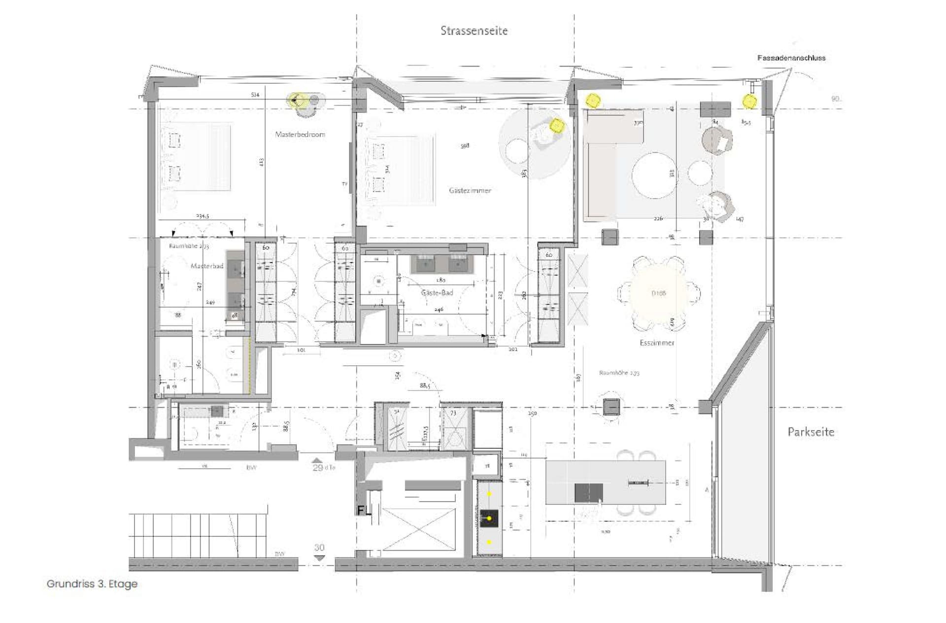 Mordern Designer Apartment in LUX Project at City's best location - Grundriss 1