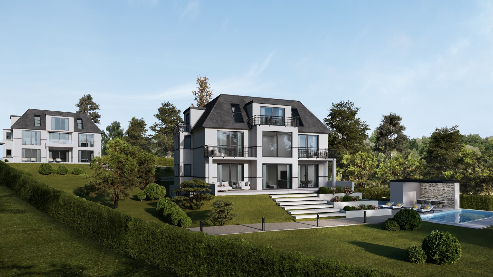 Luxusvillen mit Havelblick: Die PfauenResidenzen in Berlin-Kladow