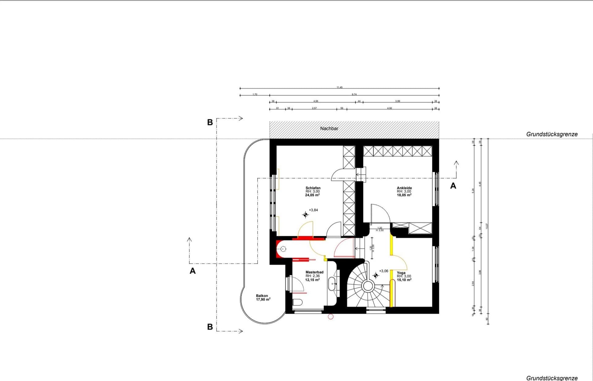 Luxury Villa in Berlin West End with Suite,Terraces and Lounge - 户型图 3