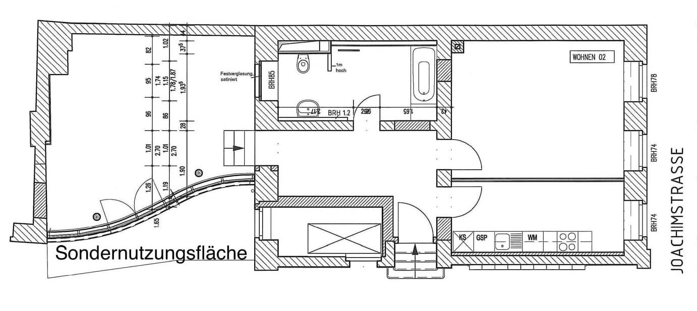 Joachimstraße 10 – Stylish Altbau Residence Near Auguststraße - 户型图 1