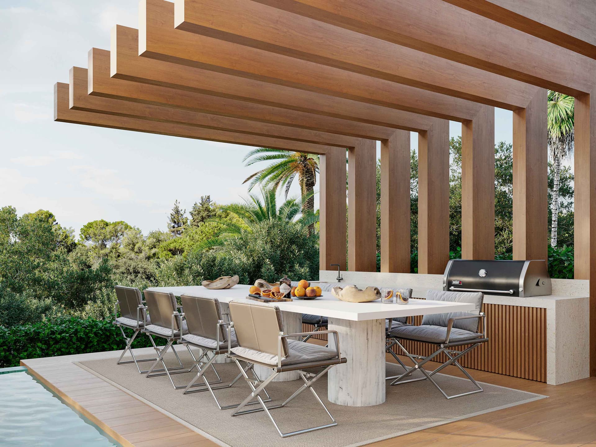 Exclusive Luxury Villa with Private Pool and Cinema by Pedro Peña.