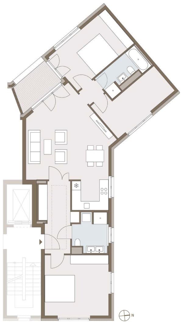 High West Berlin – Designer Residences with Panoramic Views in Berlin City West - Floor Plan 1