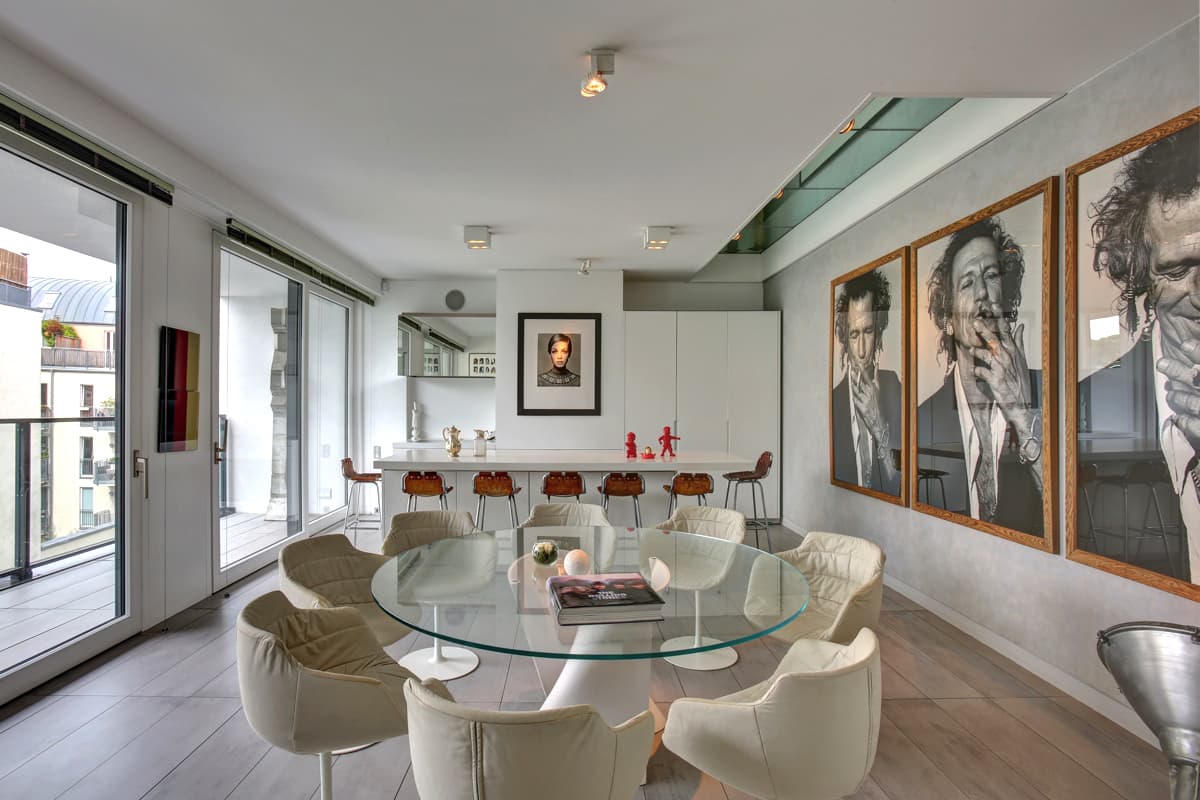 Luxurious Three-Level Penthouse with Outdoor Spa & Three Rooftop Terraces in Berlin-Mitte